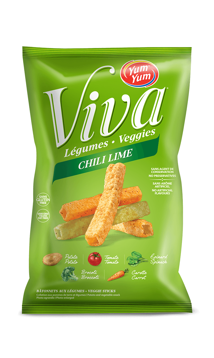 Veggie sticks Yum Yum chips