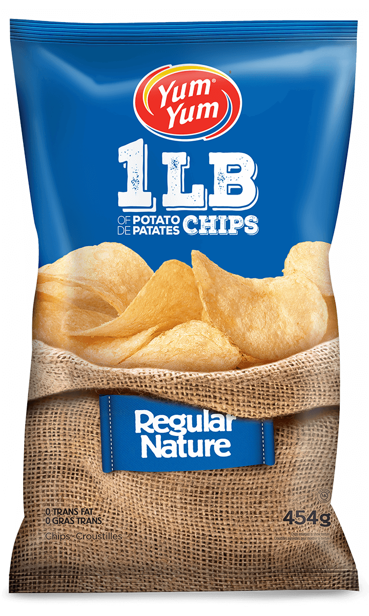 Our potato chips flavours Yum Yum chips