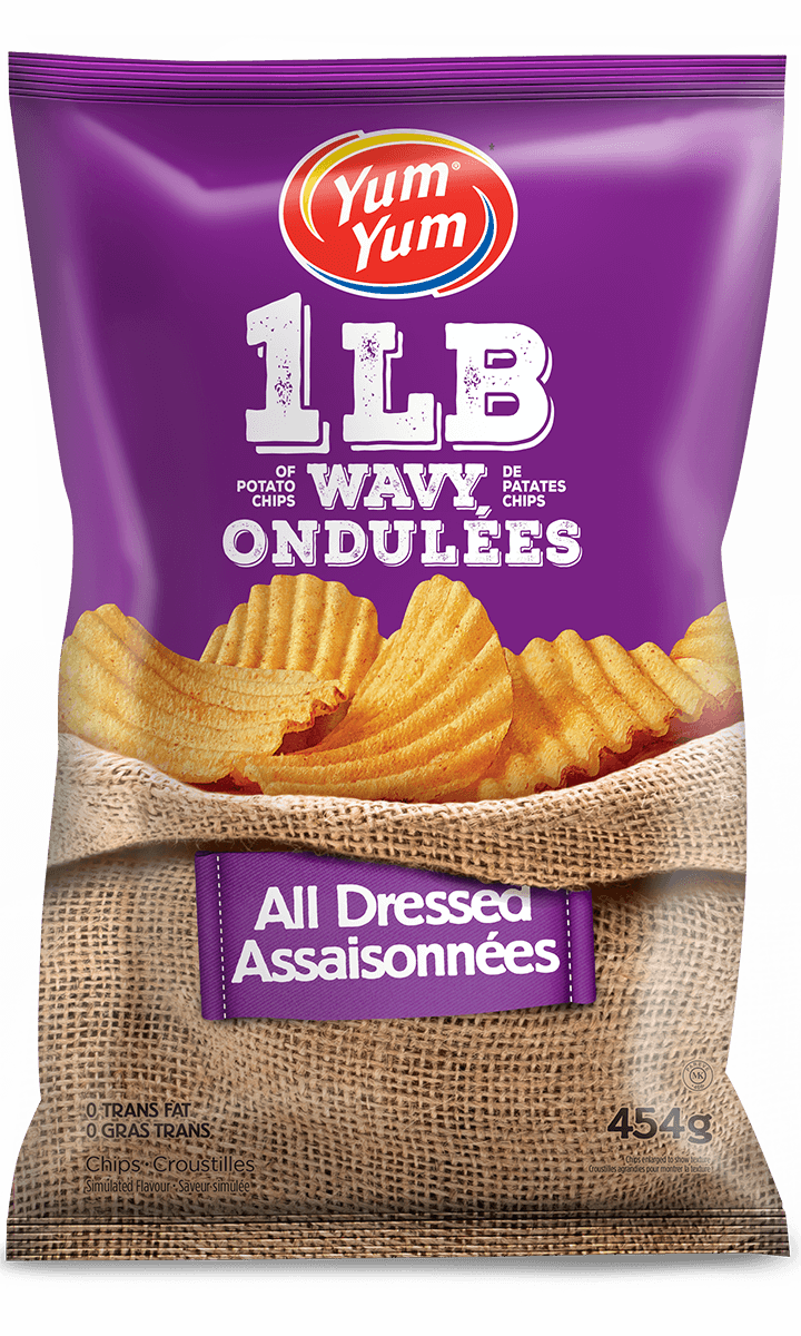 Wavy chips Yum Yum chips